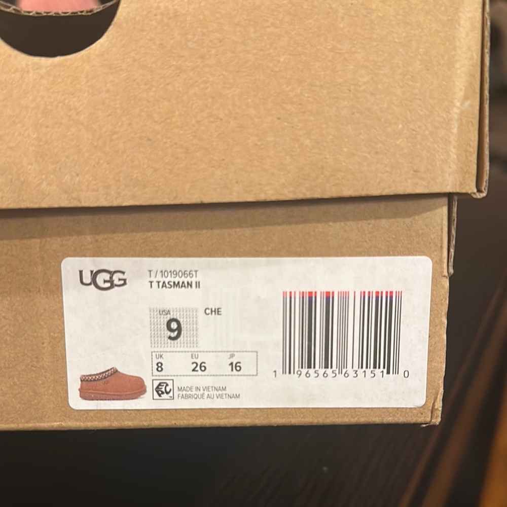 UGG Kids Tasman II Brown Slippers